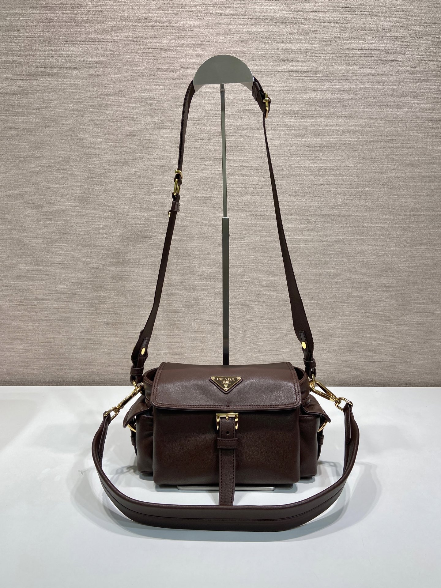 Prada Mini Explore Bag in Nappa Leather