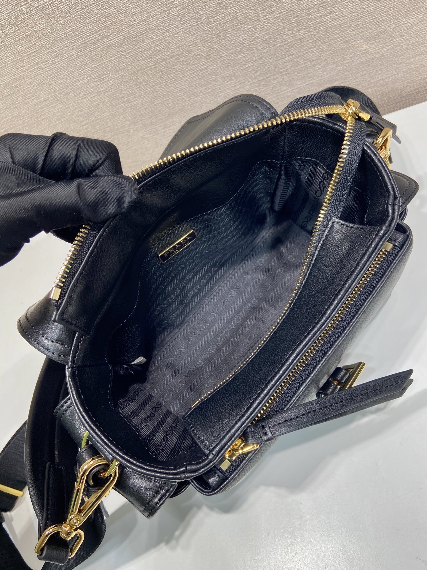 Prada Mini Explore Bag in Nappa Leather Prada Mini Explore Bag in Nappa Leather