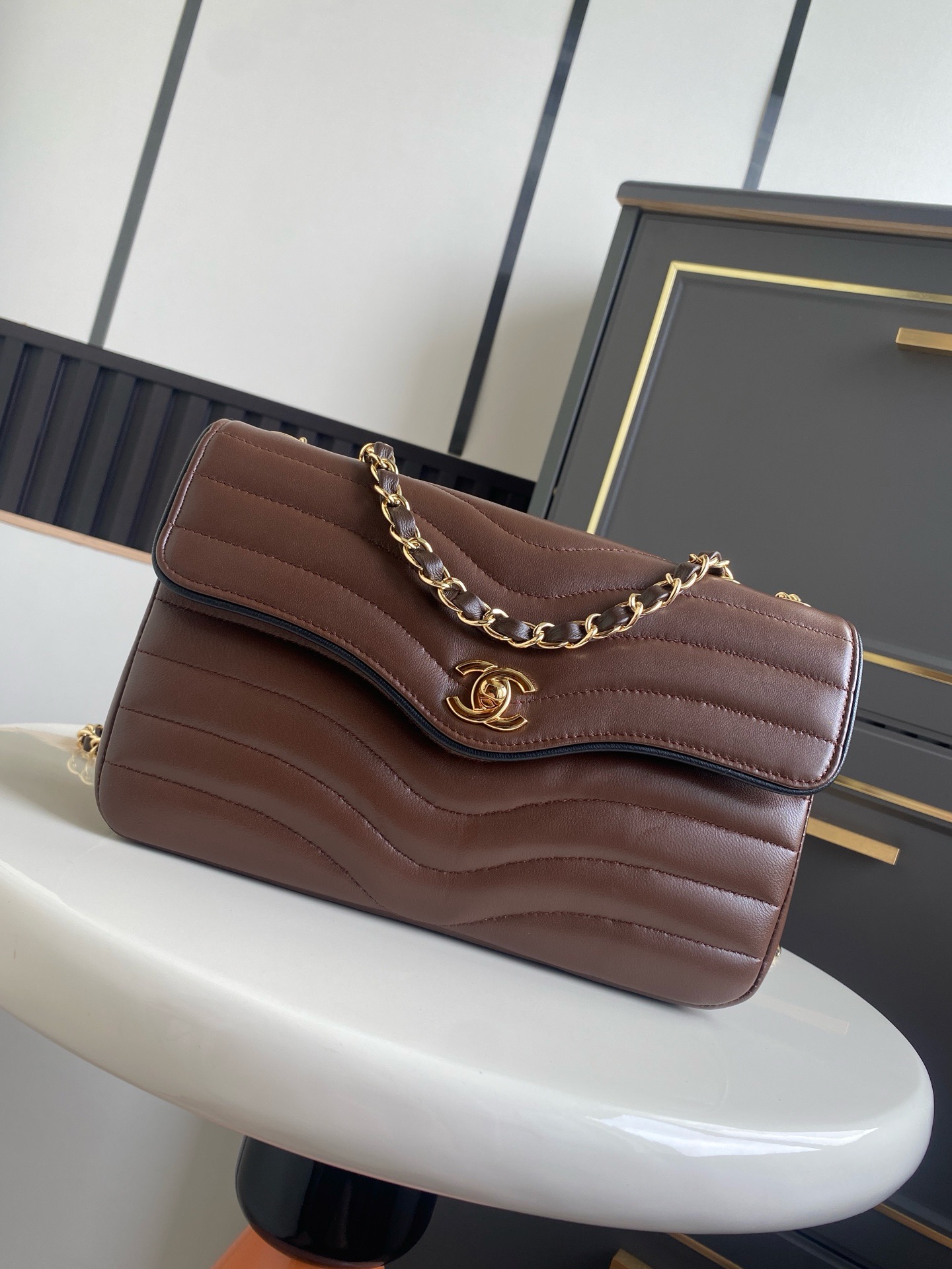 Lady Dior Mini Bag With Chain