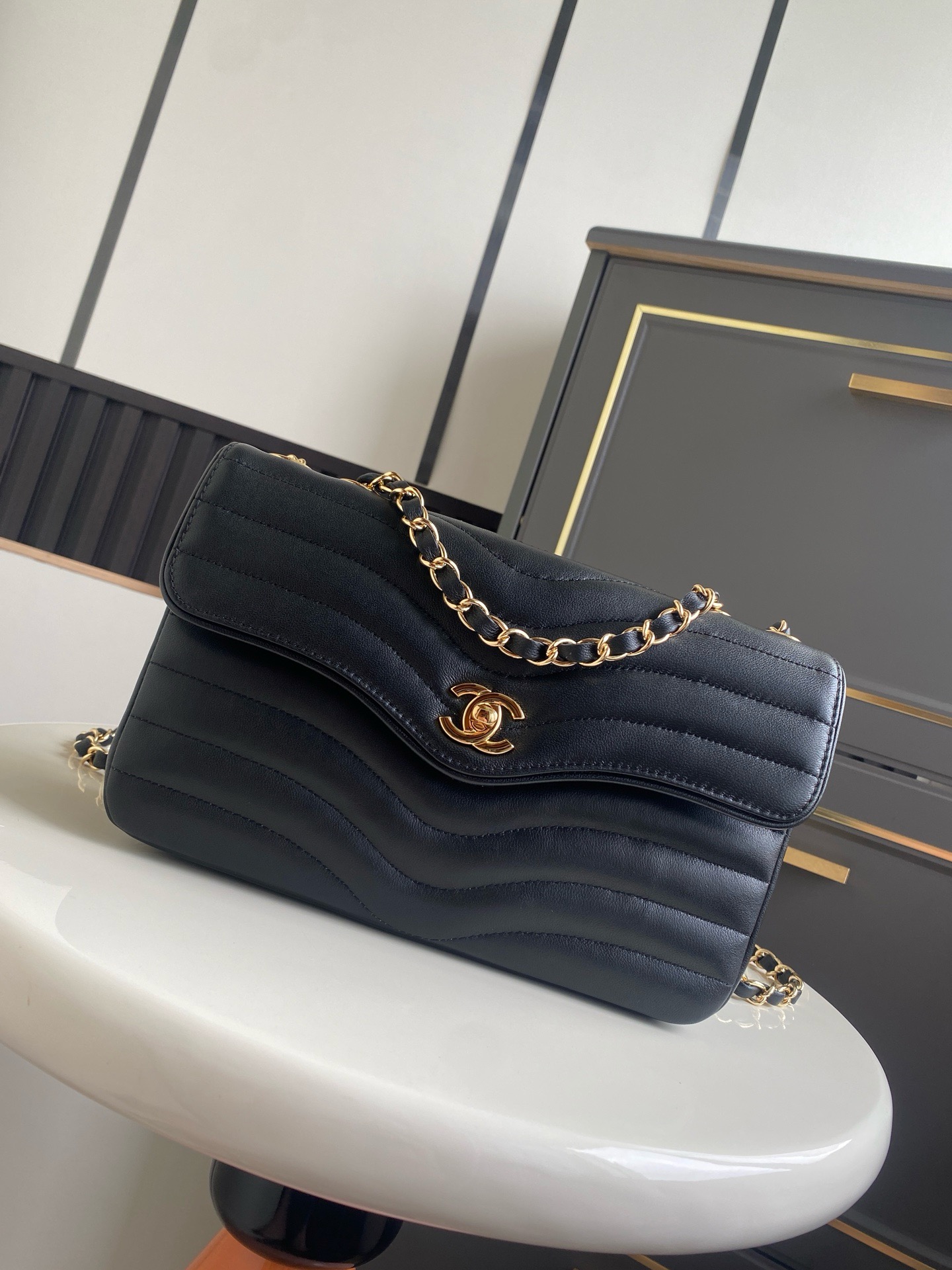 Lady Dior Mini Bag With Chain