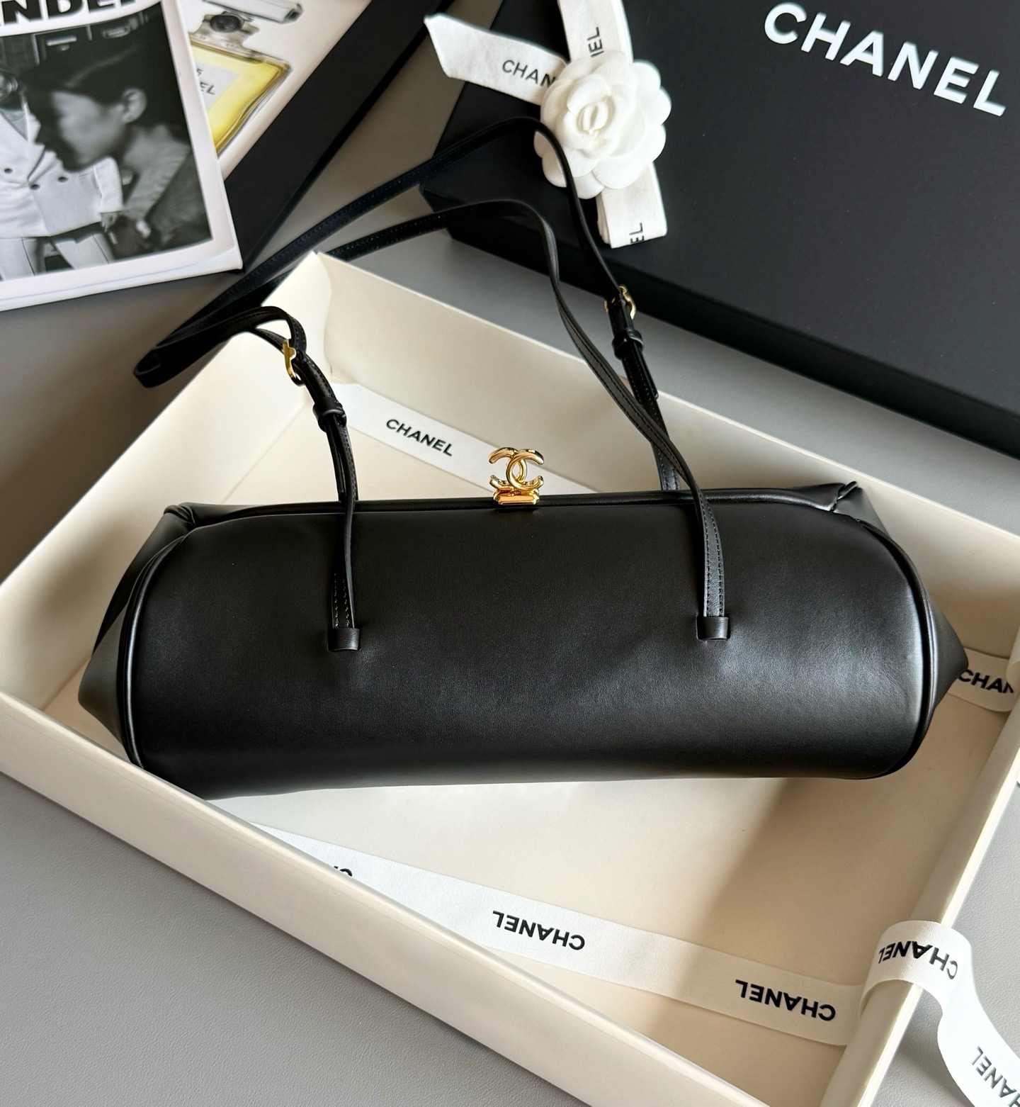 Lady Dior Mini Bag With Chain