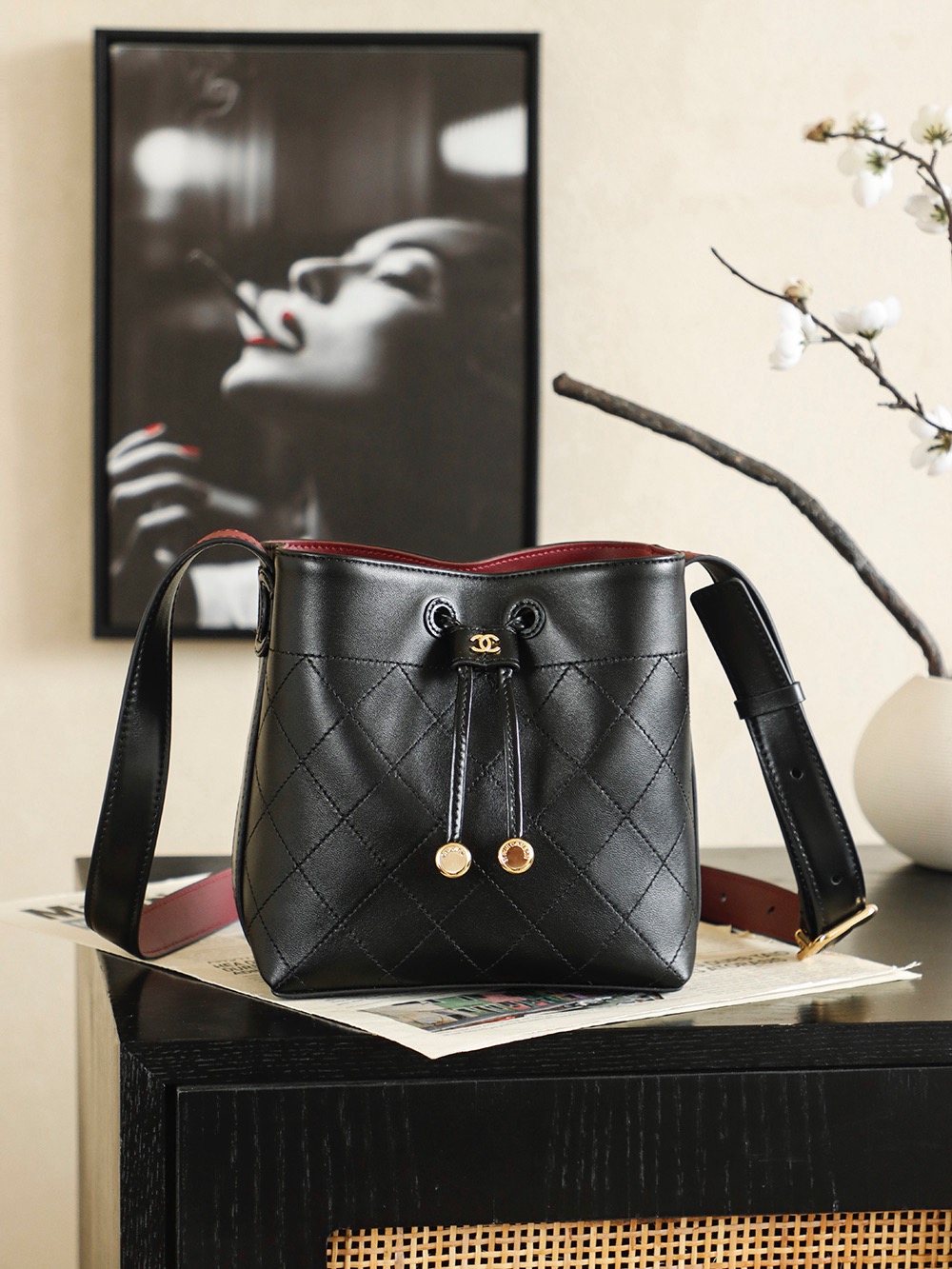 Chanel Flap Bag With Top Handle